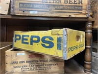 Pepsi-Cola wooden crate