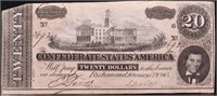 Genuine CSA 1864 $20 note