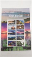 Forever Postage Stamps Mighty Mississippi Sheet Of