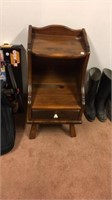 Ethan Allen Pine Nightstand With Drawer