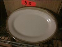 New 9.5" x 7" Oval Serving Plate