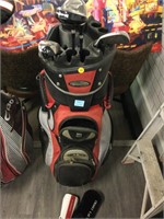 Golf Bag with Clubs - Tommy Armour, Bazooka and