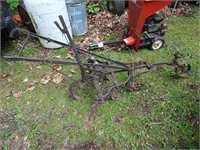 Antique Plow Lawn Ornament - Can be driven up to