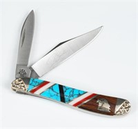 CASE XX YELLOWHORSE EAGLE HEAD POCKETKNIFE