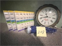 PIll counters, clock, ice bag