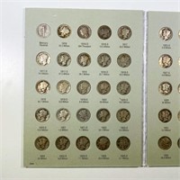 1916-45 Mercury Silver Dime Set 78 COINS HIGH END