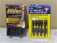 Drive Nut & Bolt Extractor Set, Speed Out Pro