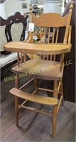 Antique Bent Wood High Chair