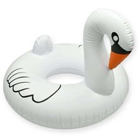 GoFloats Swan Inflatable Pool Raft for All