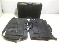 Kenneth Kole Leather Messenger Bag, LapTop/Soft