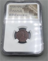 Western Roman Empire Valentian II AD 375-392 Coin