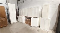 (9) Pcs White Shaker Additional Cabinets