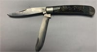 Two bladed knife “ The Trapper”