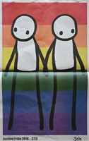 Stik London Pride Newspaper Poster Signed!