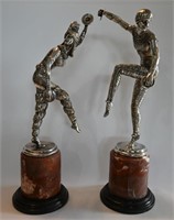 D H Chiparus Bronze Dancing Pair