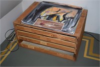 4 Drawered Wooden Art Storage Cabinet w/ Orig