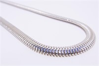 18" Sterling Silver 925 Snake Chain Necklace 31.7g