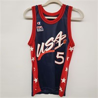 Vintage USA Olympic Jersey Grant Hill 5