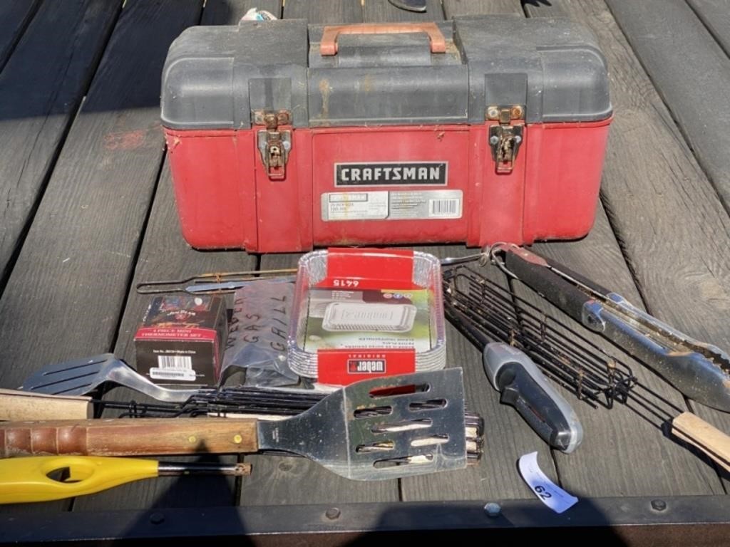 Craftsman Tool Box & Grill Tools