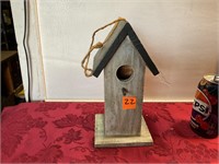 Wooden birdhouse