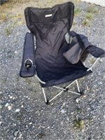 Black Folding Arm Chair