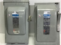 Pair of Gould HD 3 Phase 30 Amp Electric Switches