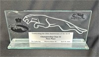 Jaguar Carolina Club XJ-S Award Plaque 2000
