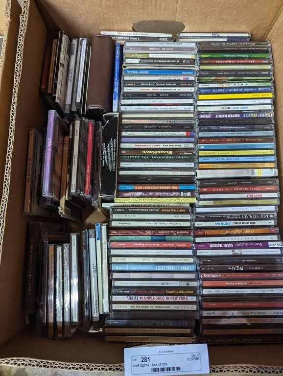 box of cds