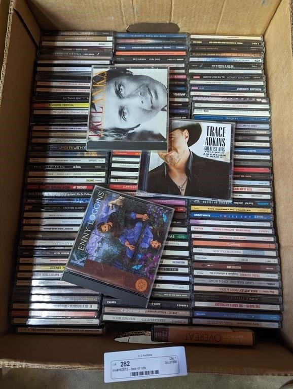 box of cds