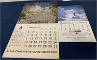 lot of 2 Allis-Chalmers Calendars