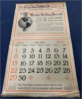 Cleveland Twist Drill Co 1913 Calendar