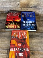3 Steve Berry Books