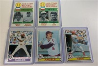 5- 1979 Nolan Ryan All Time Record Baseball Cards