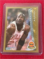 MICHAEL JORDAN 1992 FLEER NBA TRADING CARD