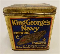 KING GEORGE'S NAVY CHEWING TOBACCO TALL CHEST