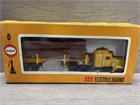 Cox HO Electric Trains Tractor with (3) Logs NO