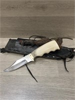 Rigid Fixed Blade knife -Custom Bone Handle/