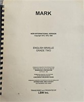 Mark English Braille Grade 2 NIV 1985