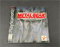 Metal Gear Solid PS1 Playstation 1 MANUAL  ONLY
