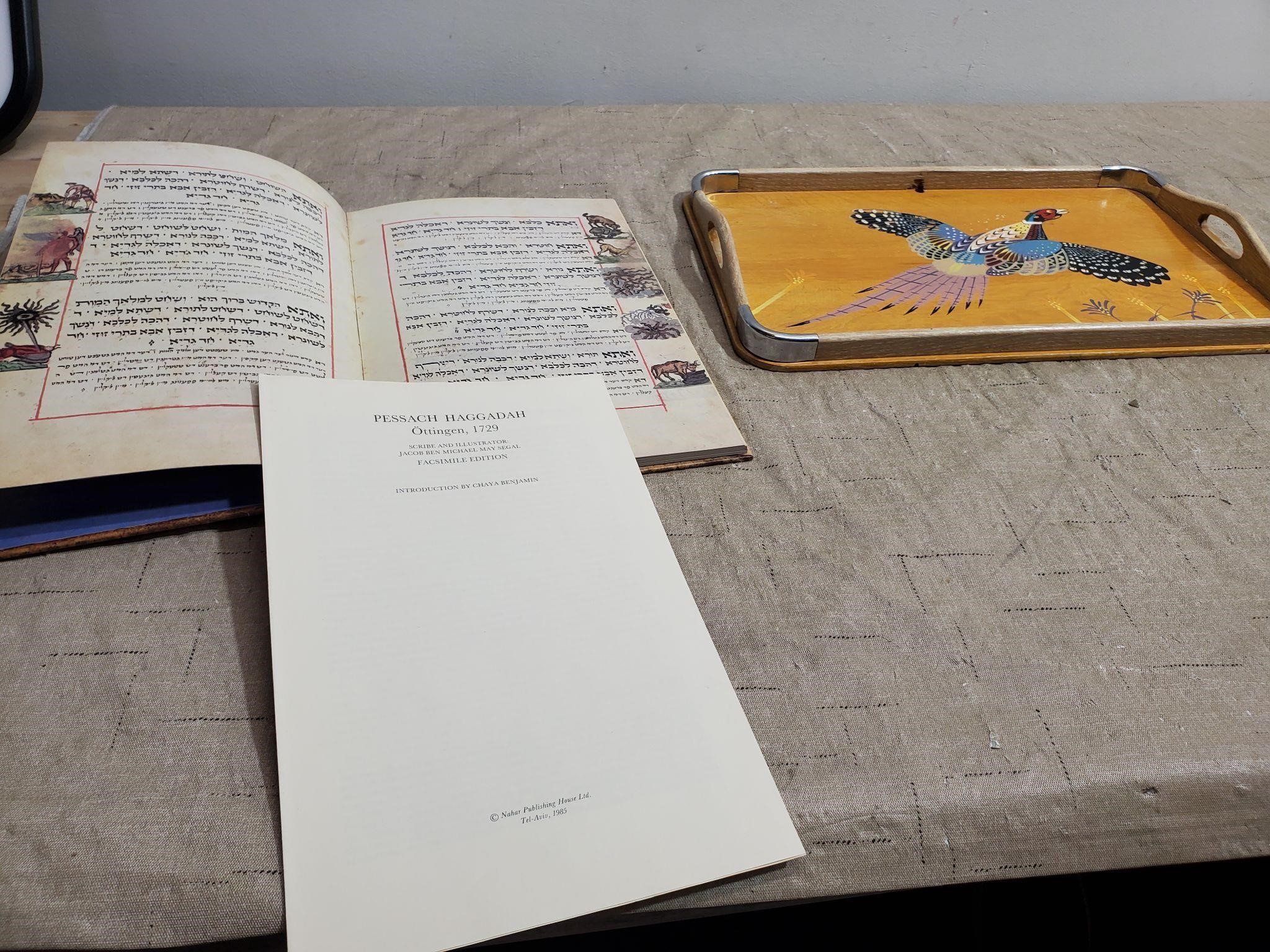 Wooden Tray, and Book