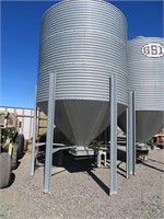 Vertical Galvanized Grain Hopper Bin