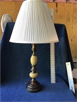 Retro End Table Lamp with Shade