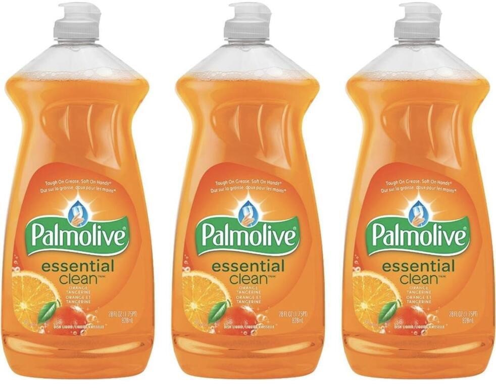 GREEN 3 x 828ML PACK PALMOLIVE ESSENTIAL CLEAN