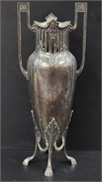 Silverplate Art Nouveau Vase