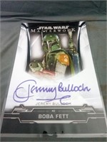 STAR WARS Jeremy Bulloch as "Boba Fett" Laminated
