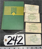 1940s Girl Scout Hand Book & Cards