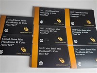 2011 to 2012 US Mint Presidential $1 Proof Sets