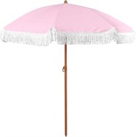 Punchau 6 Ft Fringe Patio Umbrella - Outdoor
