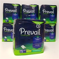 (7) NIP Prevail Underpads Pack of 15