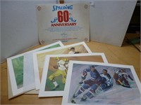 Prints, Signed - Sports, 60th Spalding Anniversary